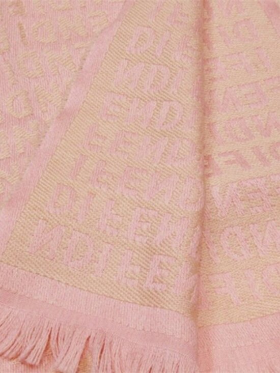 Fendi Accessories - FENDI Scarf pink beige Women Authentic secondhand